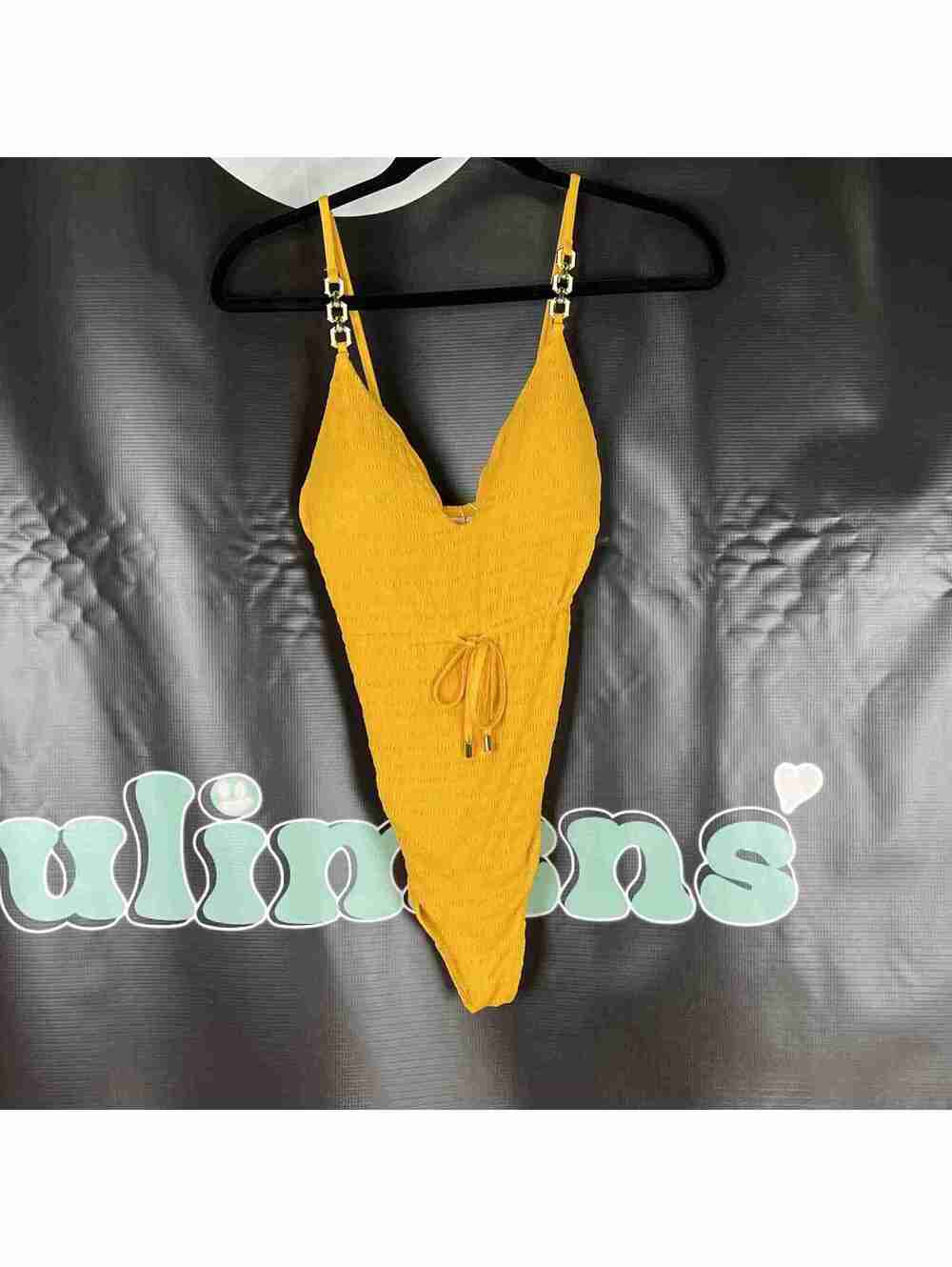 Trina Turk Yellow One-Piece Bathing Suit